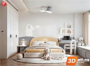 Children Room Scenes Skp FIles 
